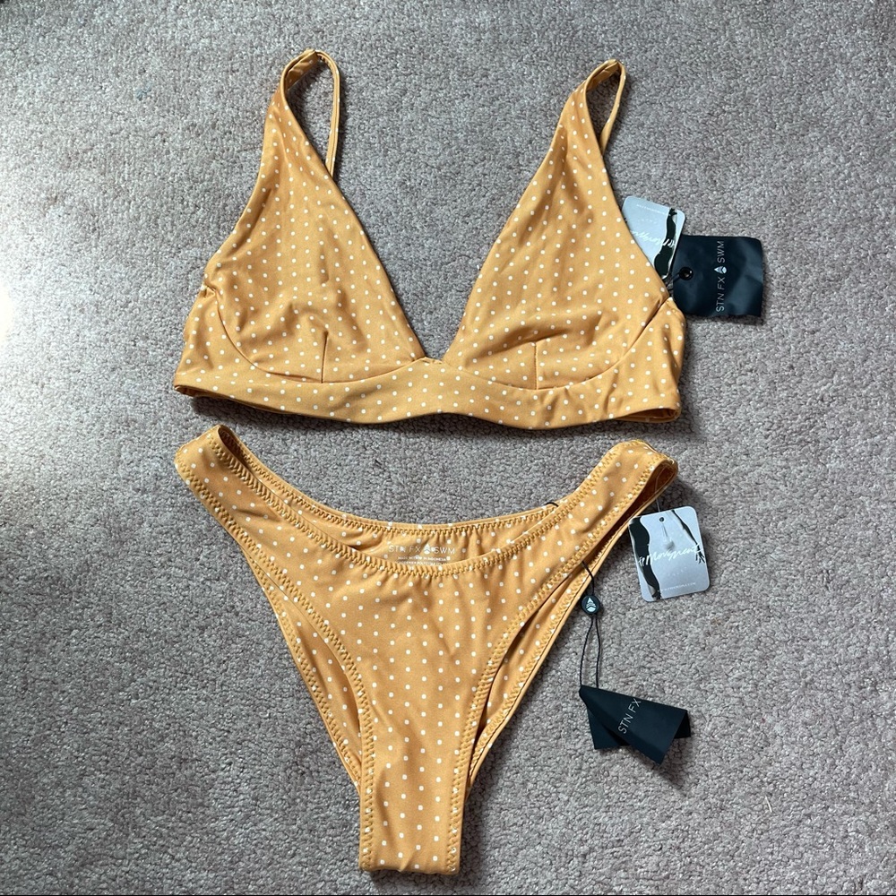 Stone fox swim set top size M, bottoms S